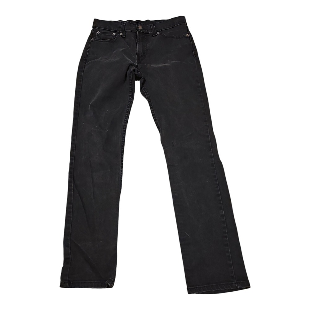 Levis Mens Black 511 Performance Slim Straight Stretch Denim Jeans‎ Size 29x30